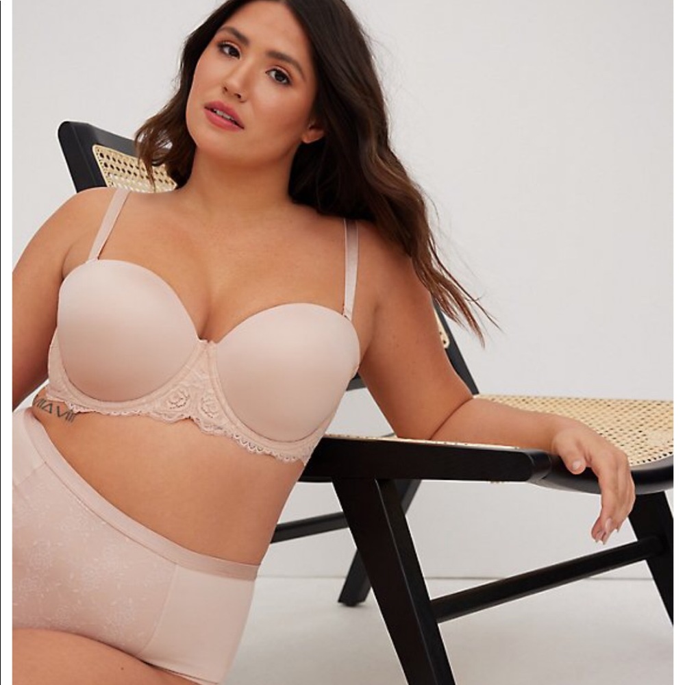 Torrid Curve Microfiber Push-Up Bra Multi-Way Euc - image 2